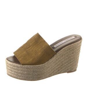ANDREA GOMEZ Wedge Espadrille Slip on Sandals